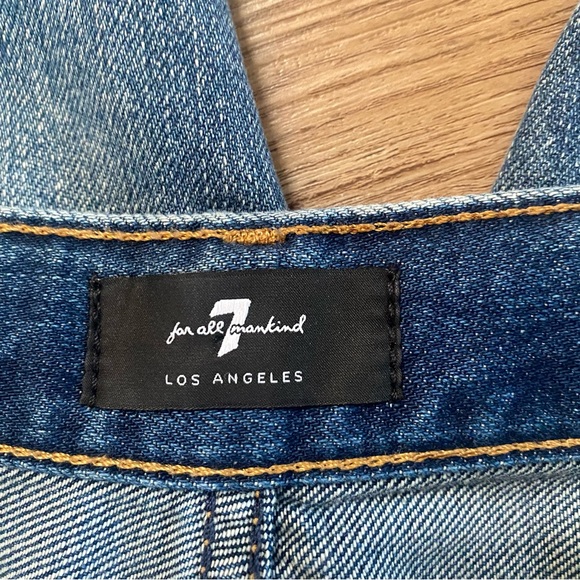 7 For All Mankind high rise  Easy Straight jeans sz 27 - Picture 7 of 9